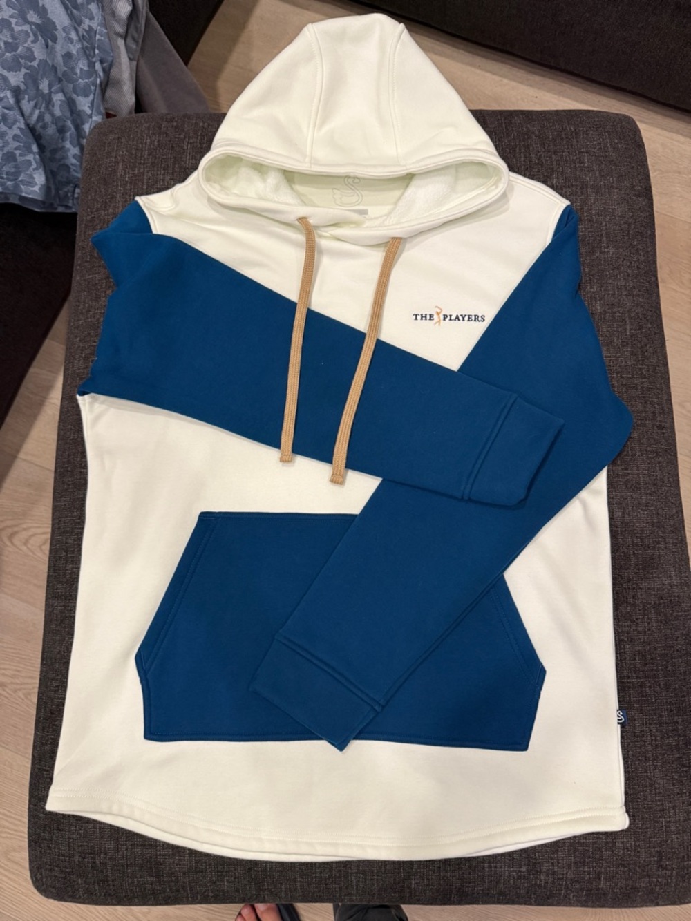 The Players Two-Tone White and Blue Men's Hoodie